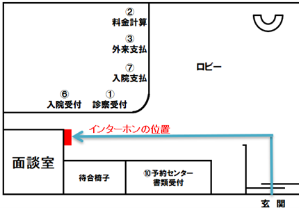 がん相談支援センター 見取り図